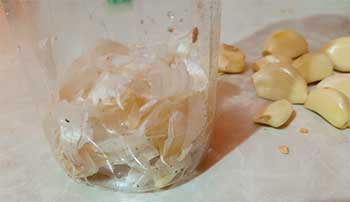 garlic peel